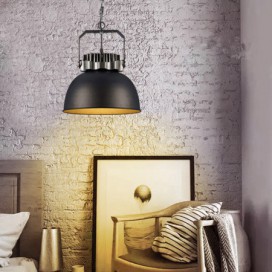 Black Country Vintage Metal Pendant Light