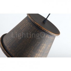 Retro / Vintage 1 Light Metal Pendant Light