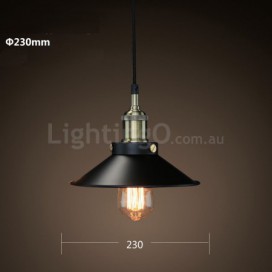 Retro / Vintage Metal 1 Light Pendant Light