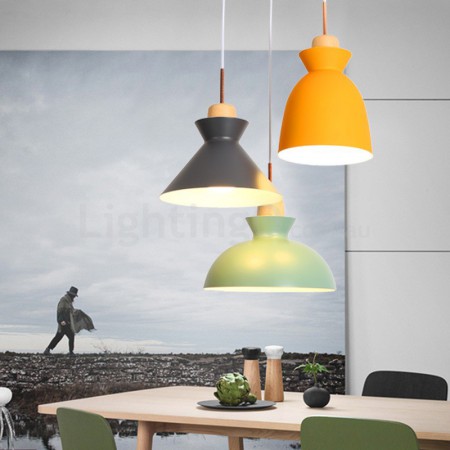 1 Light Modern/ Contemporary Steel Pendant Light with Shade