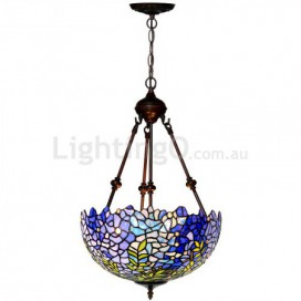 16 Inch Stained Glass Pendant Light