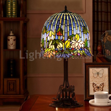 16 Inch Stained Glass Table Lamp