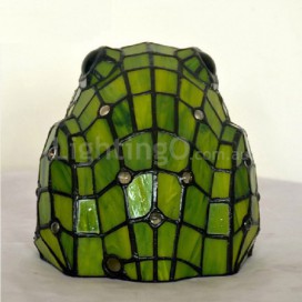 Frog Stained Glass Table Lamp