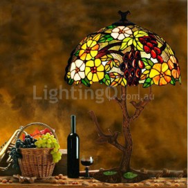 17 Inch Stained Glass Table Lamp