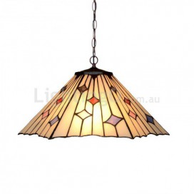 16 Inch Stained Glass Pendant Light