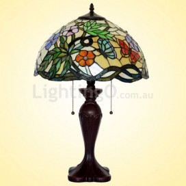 16 Inch Retro Stained Glass Table Lamp