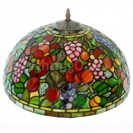 16 Inch Rural Stained Glass Table Lamp