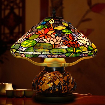 16 Inch Stained Glass Table Lamp