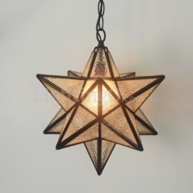 12 Inch Stained Glass Pendant Light