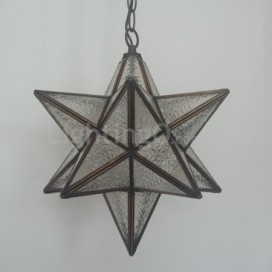 12 Inch Stained Glass Pendant Light