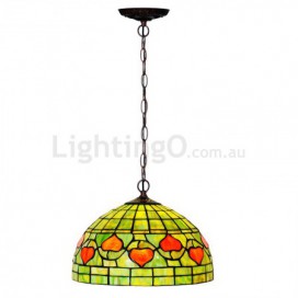 12 Inch Stained Glass Pendant Light