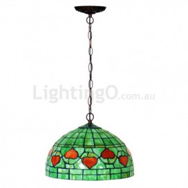 12 Inch Stained Glass Pendant Light