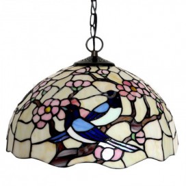 16 Inch Stained Glass Pendant Light