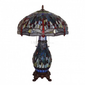 18 Inch Stained Glass Table Lamp