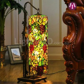 Grape Stained Glass Table Lamp