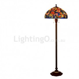 20 Inch Stained Glass Floor Lamp