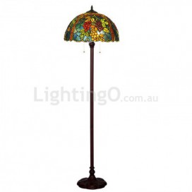 17 Inch Stained Glass Floor Lamp