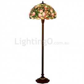 20 Inch Rural Stained Glass Floor Lamp