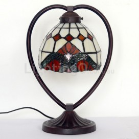 7 Inch Baroque Stained Glass Table Lamp