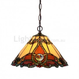  Stained Glass Pendant Light