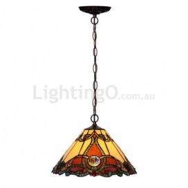  Stained Glass Pendant Light