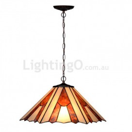 16 Inch Stained Glass Pendant Light