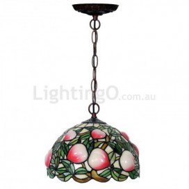 12 Inch Stained Glass Pendant Light