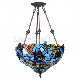 16 Inch Stained Glass Pendant Light