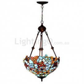 16 Inch Stained Glass Pendant Light