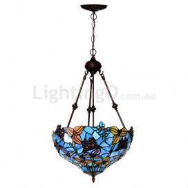 16 Inch Stained Glass Pendant Light