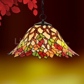 16 Inch Stained Glass Pendant Light