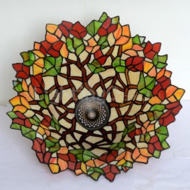 16 Inch Stained Glass Pendant Light