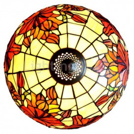 16 Inch Stained Glass Pendant Light