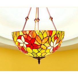 16 Inch Stained Glass Pendant Light