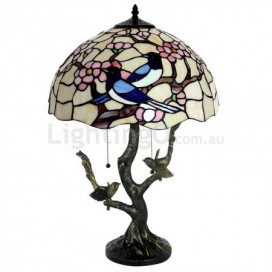 16 Inch Retro Stained Glass Table Lamp