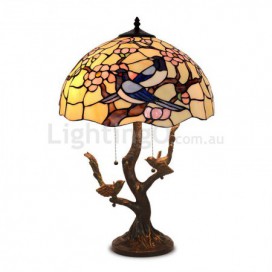 16 Inch Retro Stained Glass Table Lamp