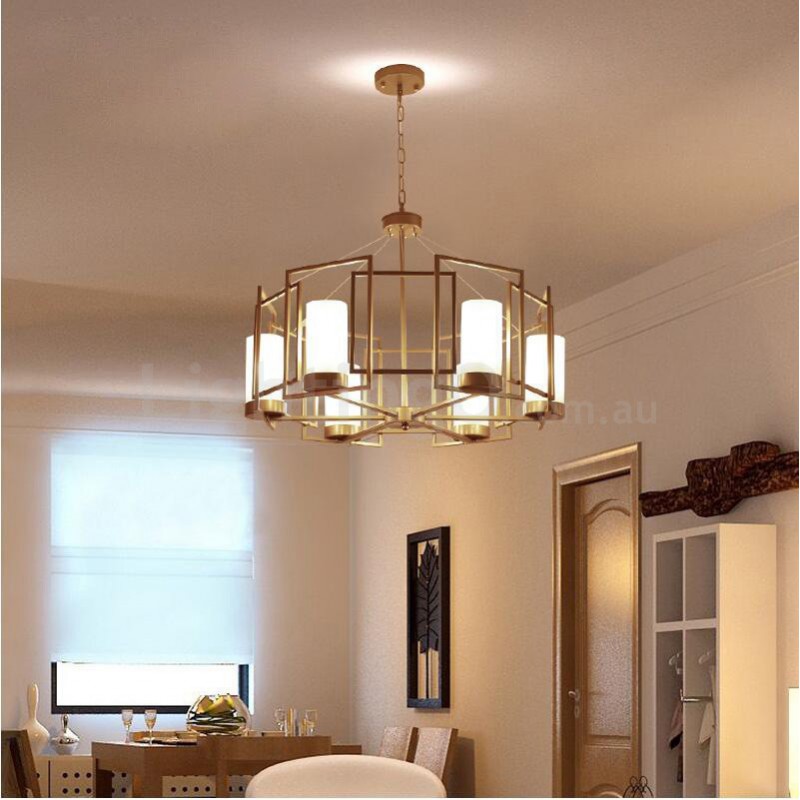 Brass ceiling store light shade