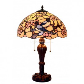 16 Inch Retro Stained Glass Table Lamp