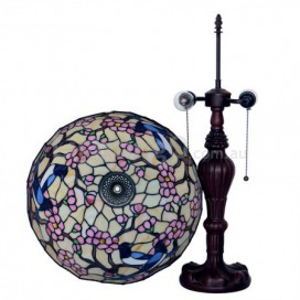 16 Inch Retro Stained Glass Table Lamp