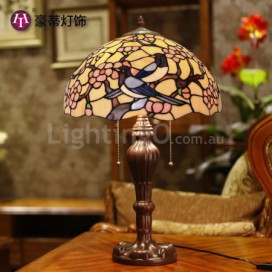 16 Inch Retro Stained Glass Table Lamp