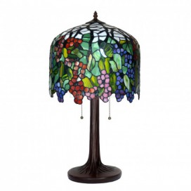 16 Inch Rural Stained Glass Table Lamp