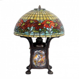 16 Inch Rural Stained Glass Table Lamp