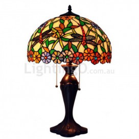 16 Inch Retro Stained Glass Table Lamp