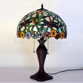 16 Inch Retro Stained Glass Table Lamp