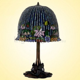 Retro Stained Glass Table Lamp