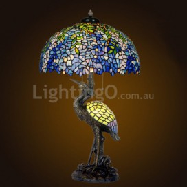 20 Inch Wisteria Stained Glass Table Lamp