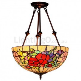 16 Inch Stained Glass Pendant Light