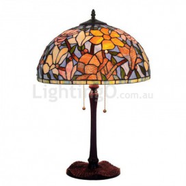 16 Inch Rural Stained Glass Table Lamp