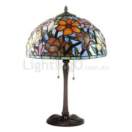 16 Inch Rural Stained Glass Table Lamp