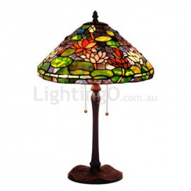 16 Inch Retro Stained Glass Table Lamp